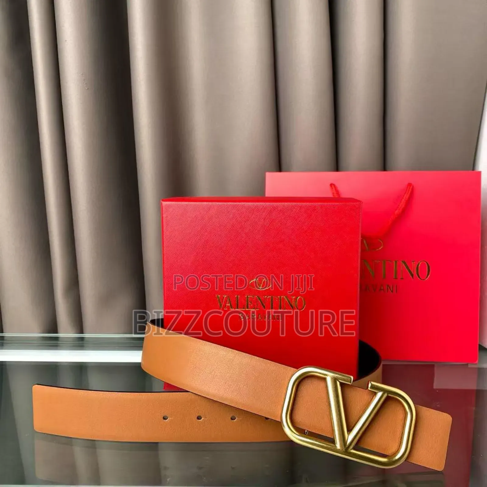 Original Valentino Leather Belts Available in Store