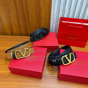 Original Valentino Leather Belts Available in Store