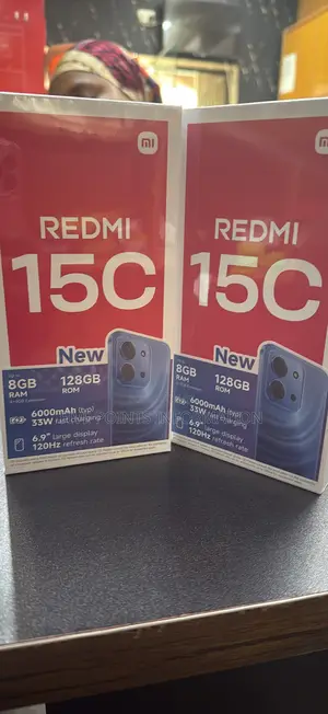 New Xiaomi Redmi 15C 4G 128 GB Black