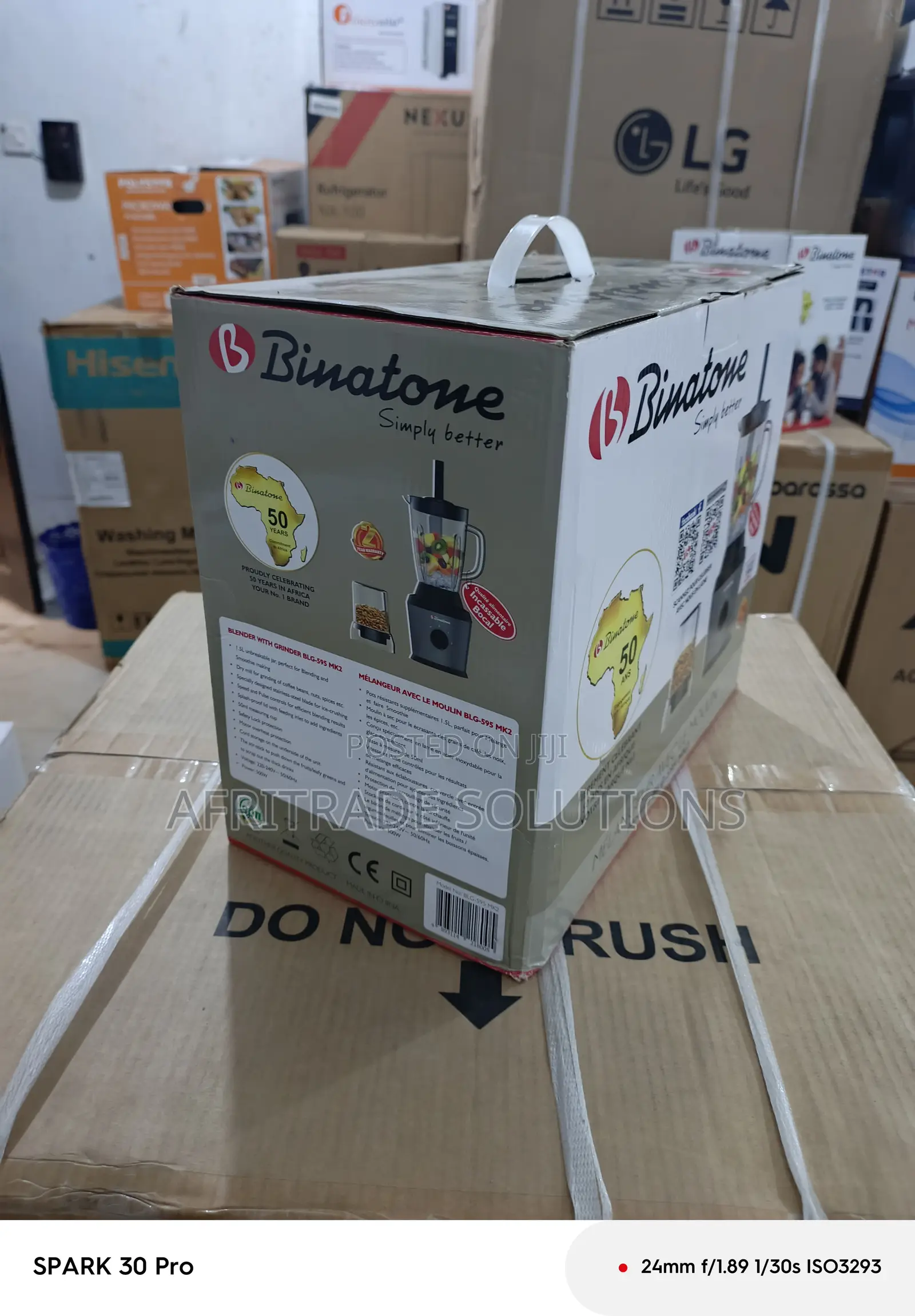 Binatone BLG-595 Blender Mk2 – Durable Efficient