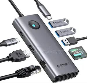 Orico Usb C Docking Station, 8 in 1 Usb C Dongle