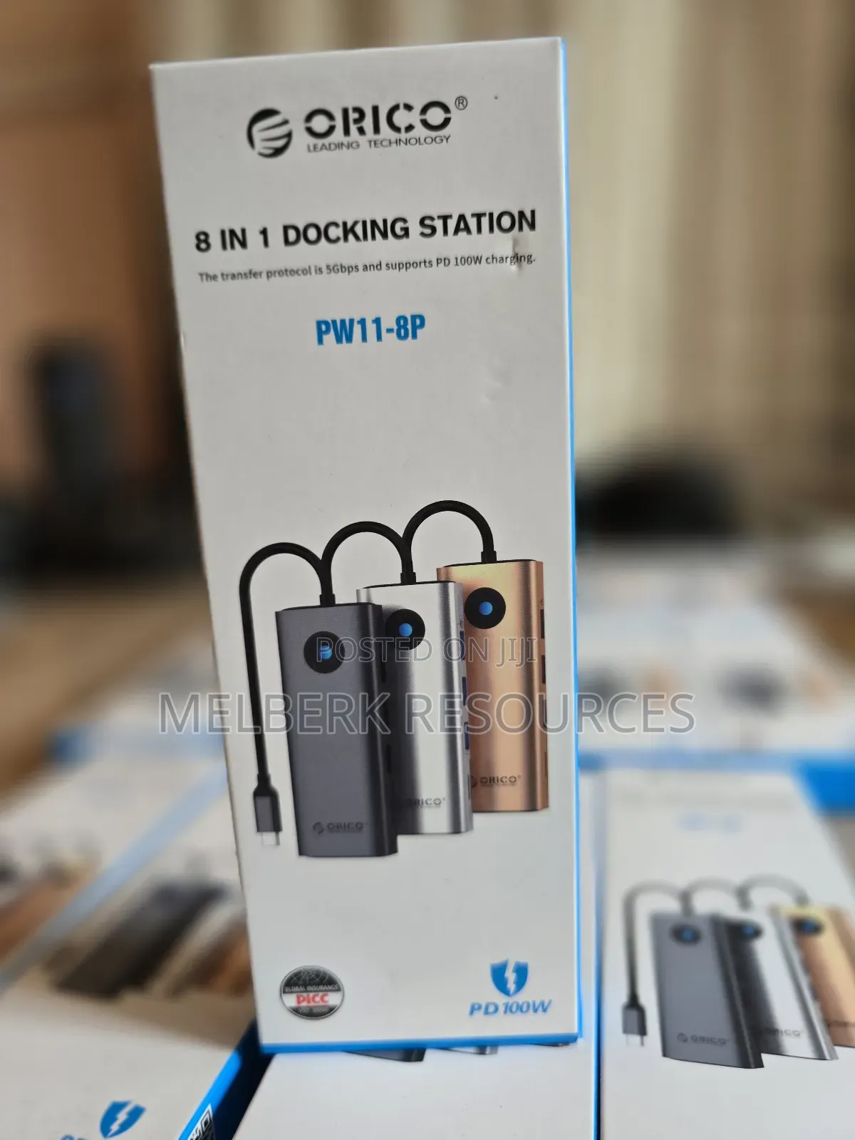 Orico Usb C Docking Station, 8 in 1 Usb C Dongle