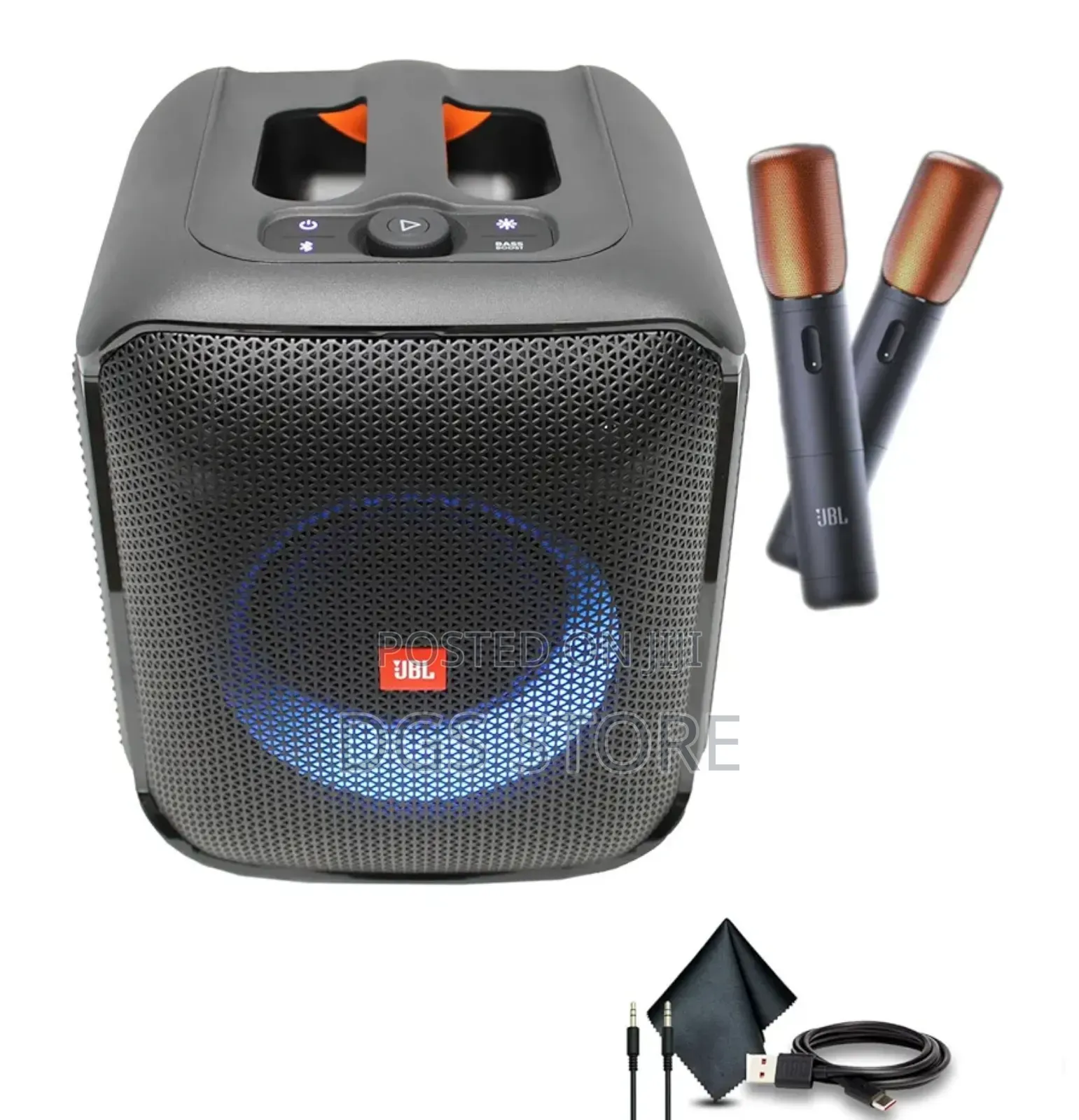 JBL Partybox Encore 2 With 2 Microphone  Bluetooth Speaker