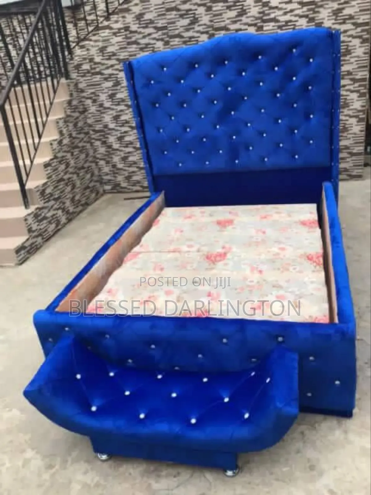Just Out Clean Blue Bed Frame