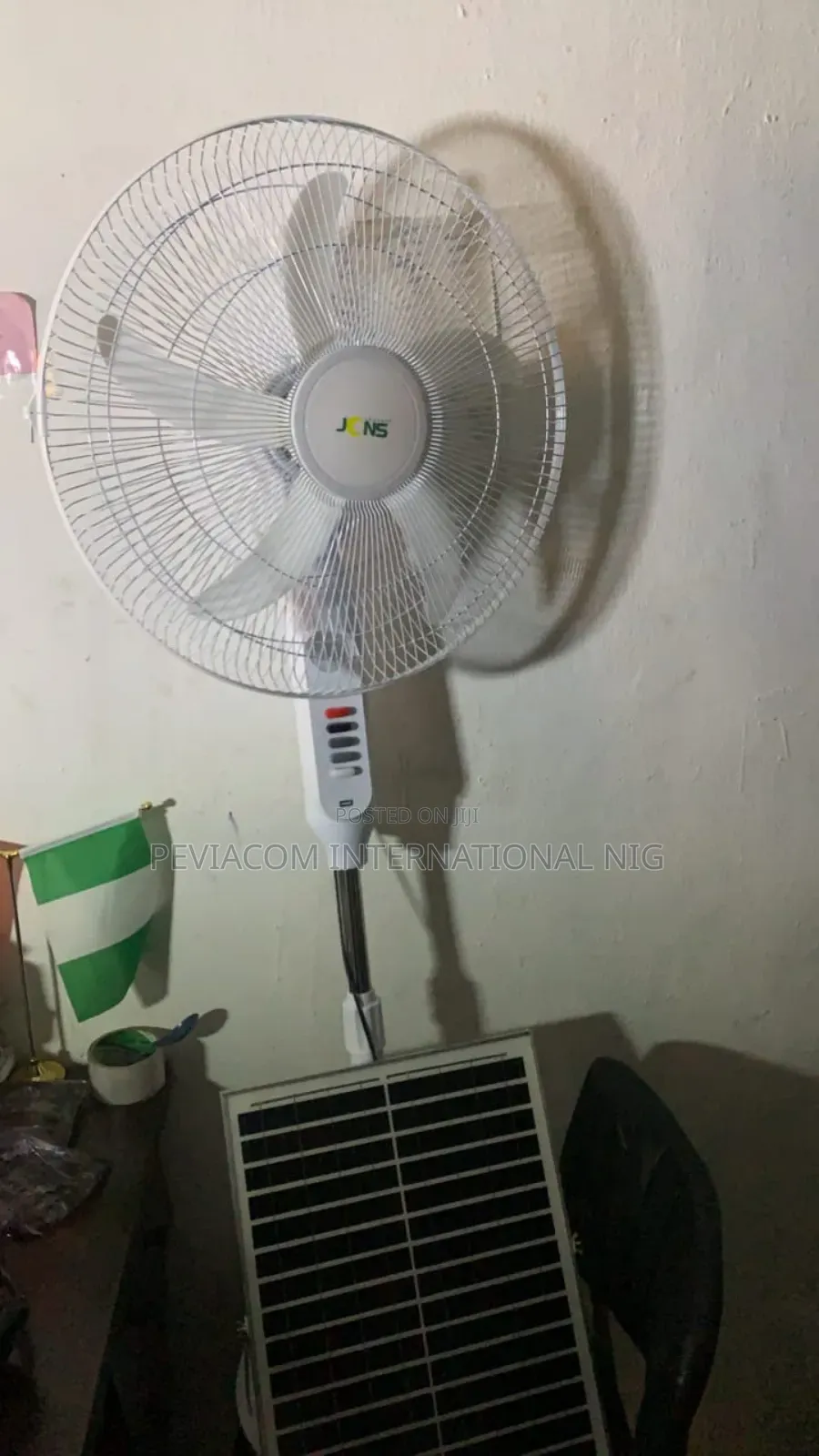 Rechargeable Solar Fan