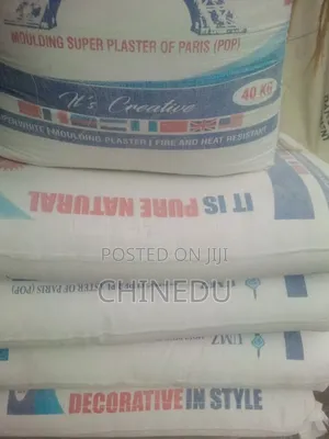 White Cement / Plaster of Paris Pop