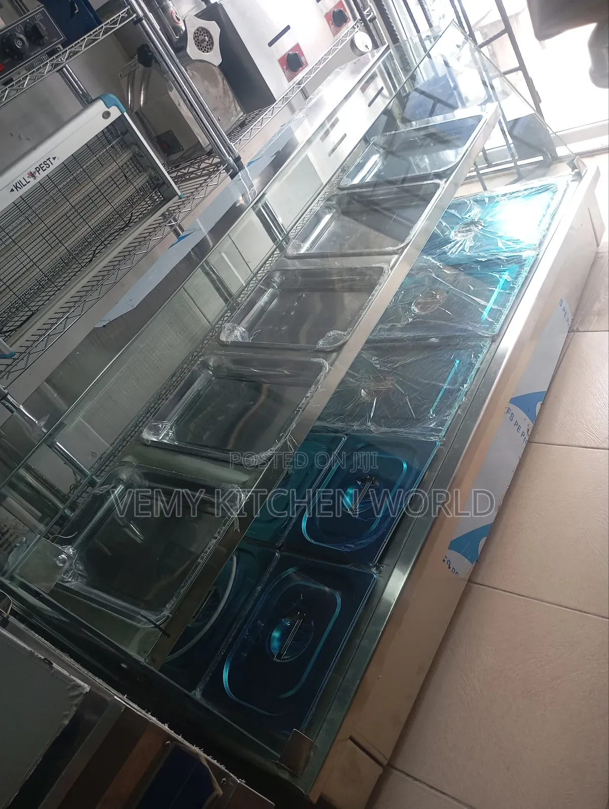 Display Warmer for Food 5plates Up and 7plates Down