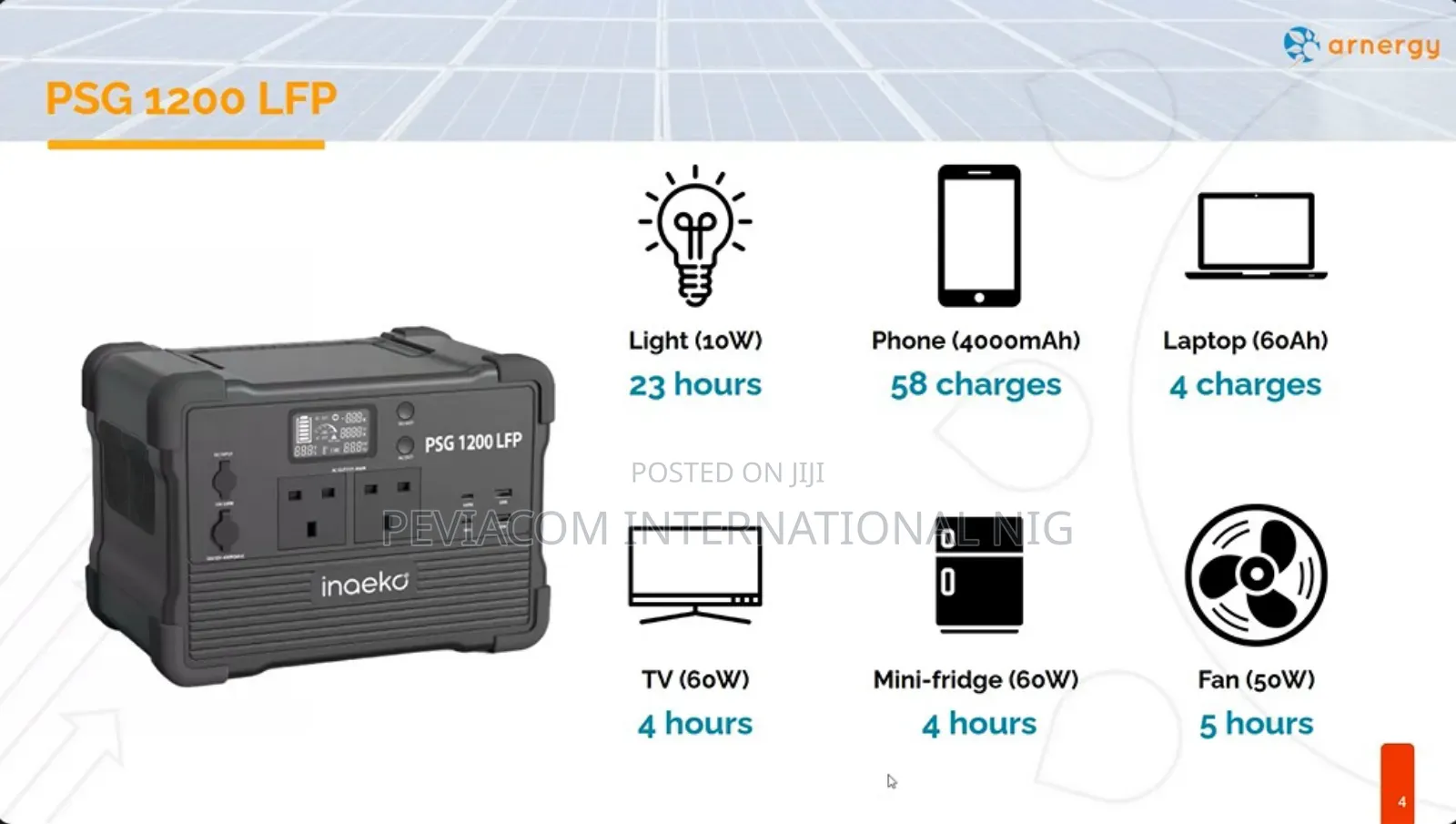 Solar Generator With 410w Solar Panel