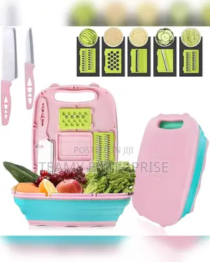 9 Set Multifunctional Collapsible Cutting Board Vegetable Salad Slicer