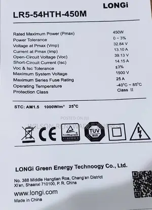 450w Longi Solar Panel (Half-cut)