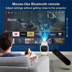 Rechargeable Home Cinema Portable Smart Mini Projector Automatic