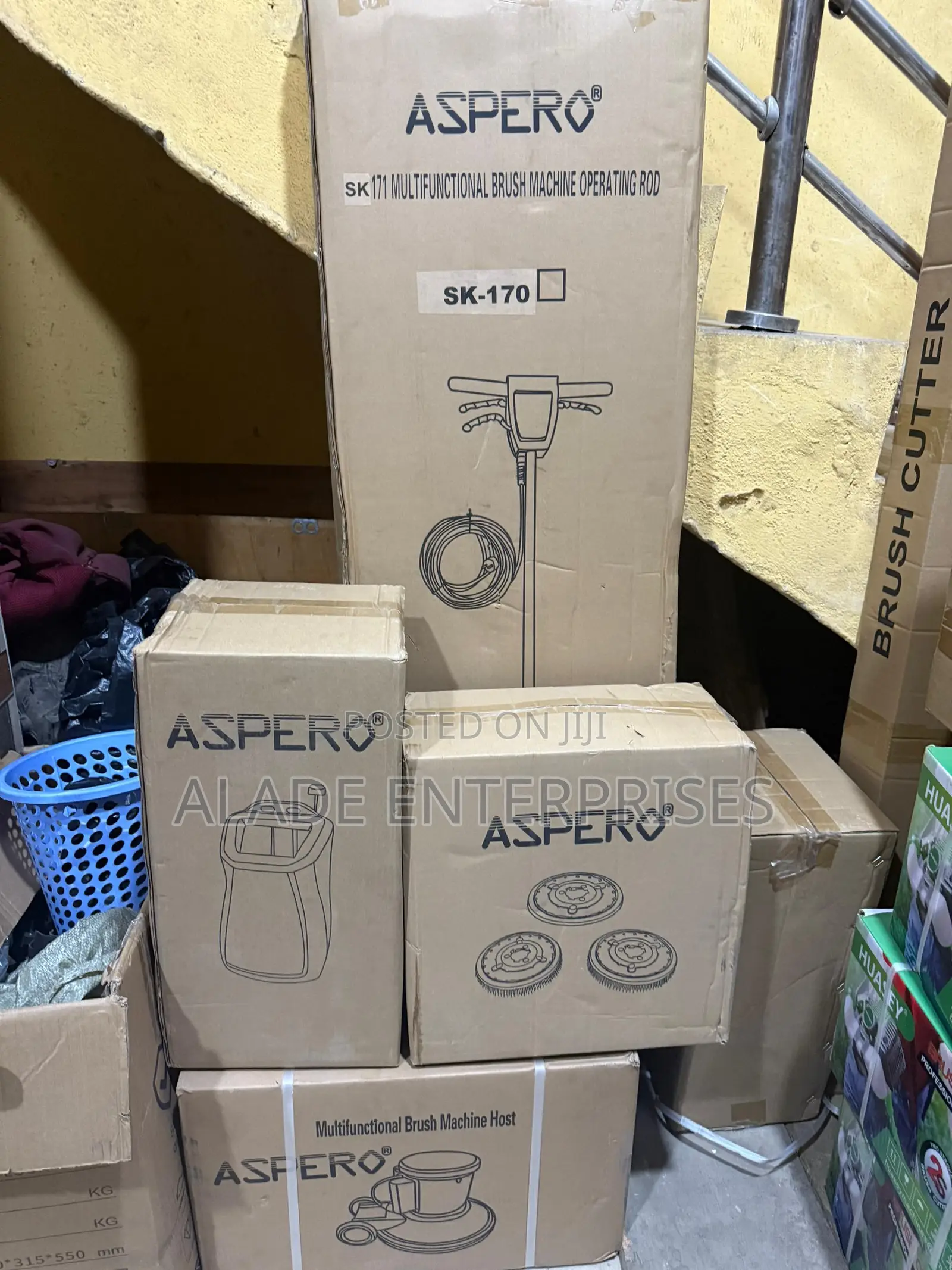 Aspero Floor Scrubber And Buffing Machine