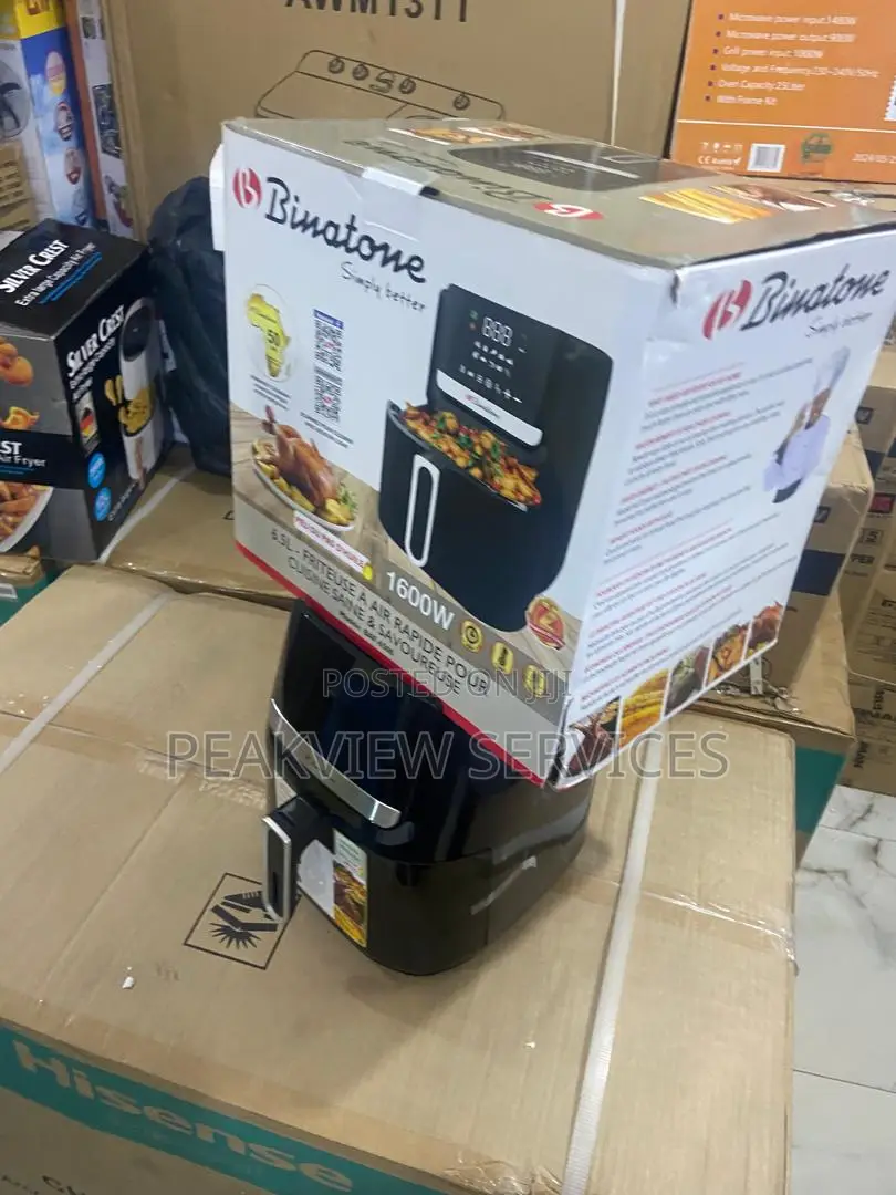 Binatone 6.5l Digital Air Fryer – Multi-Function Cooking Appliance