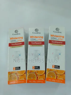 Guanjing Whitening Collagen Toothpaste: For Whitening (3 Packs)