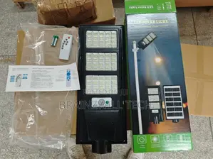 300w Solar Street Light With Motion Sensor and Remote Control