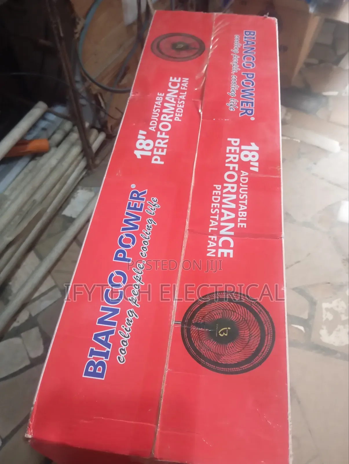 Bianco Power Standing Fan 18inch