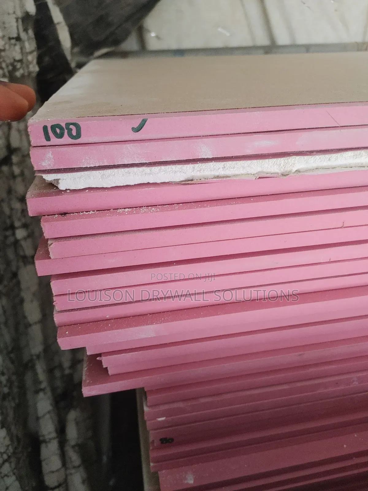 Pink Gypsum Board(Fire Proof)