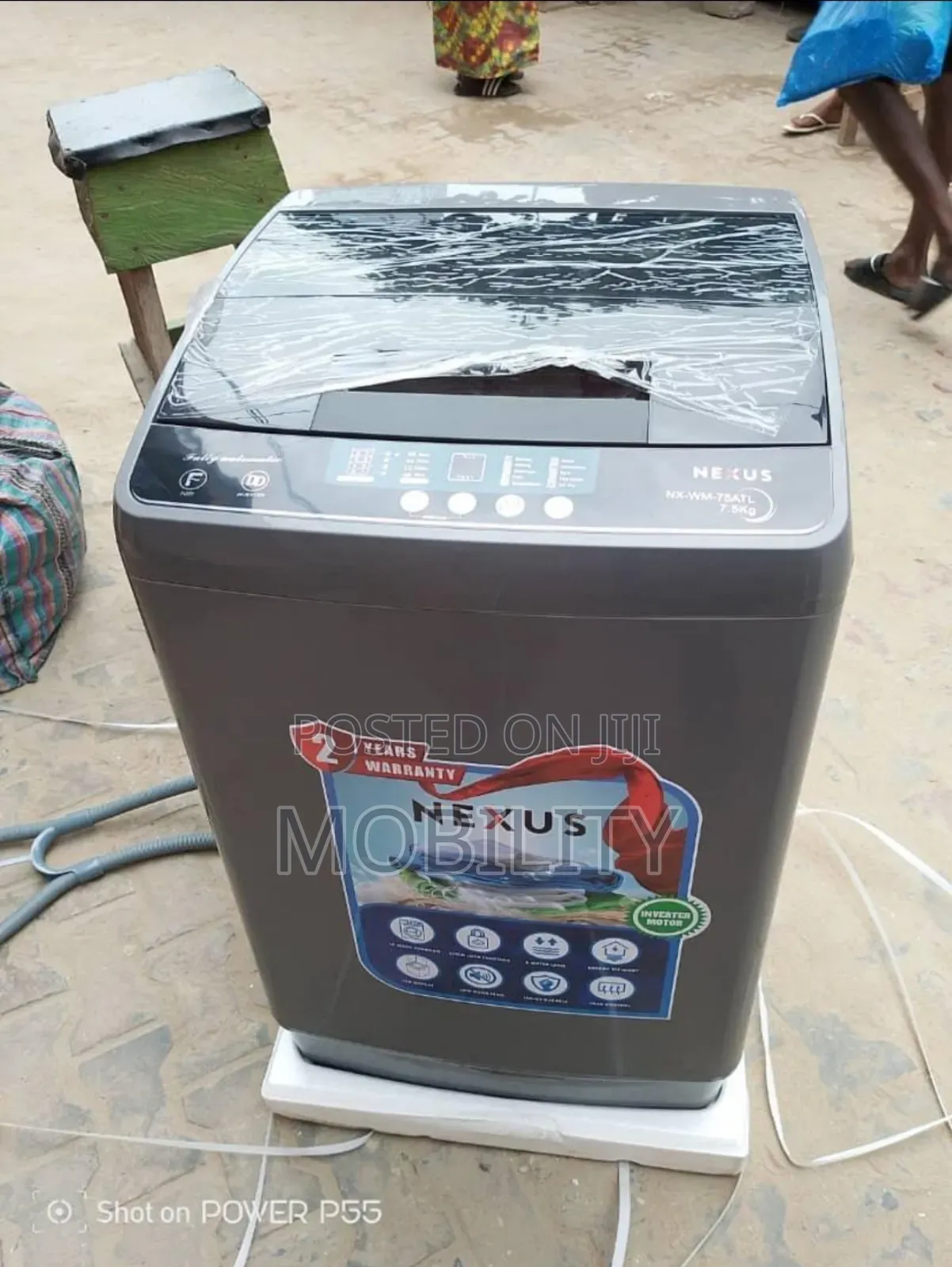 Nexus Automatic Washing Machine 7.5kg Top Loader