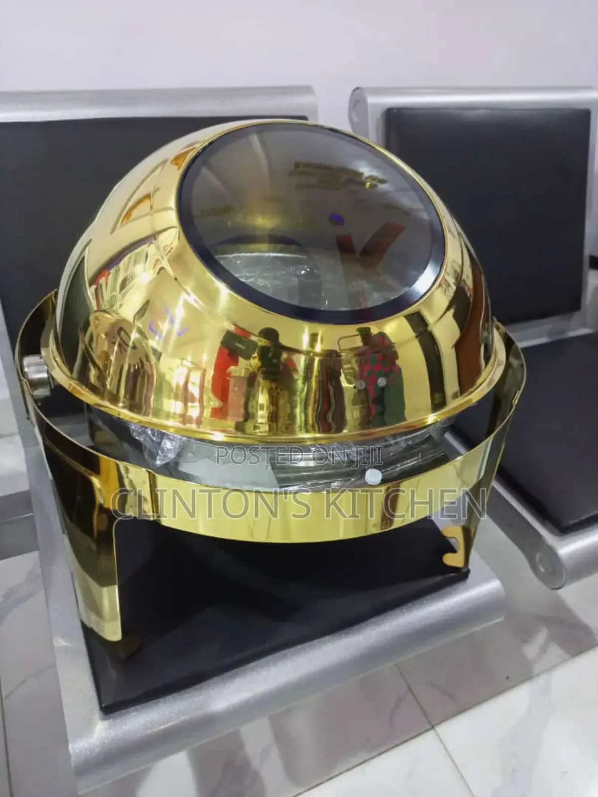 Golden Cheffing Dish Available