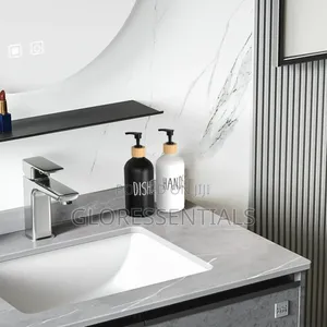 500ml White And Black Soap Dispenser