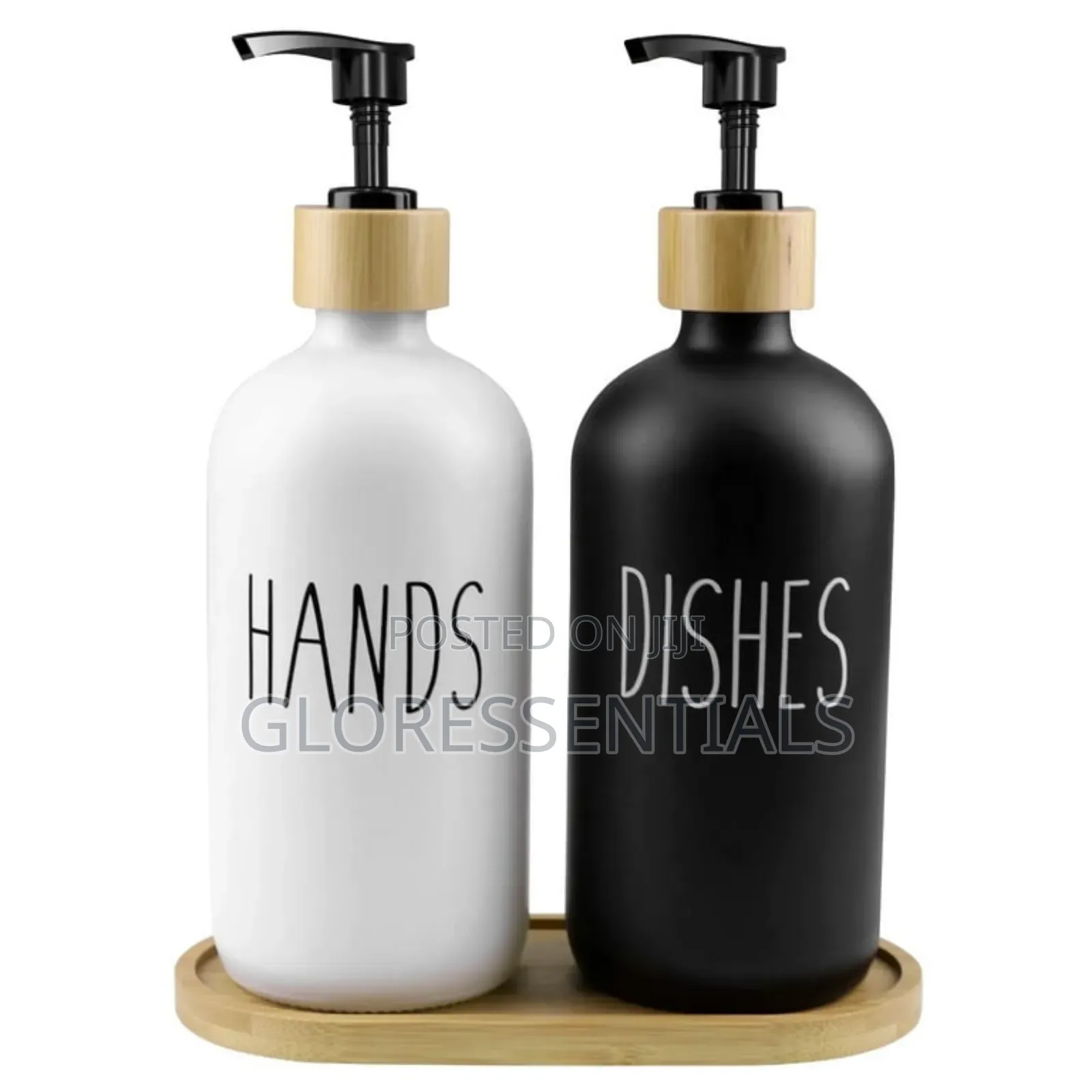 500ml White And Black Soap Dispenser