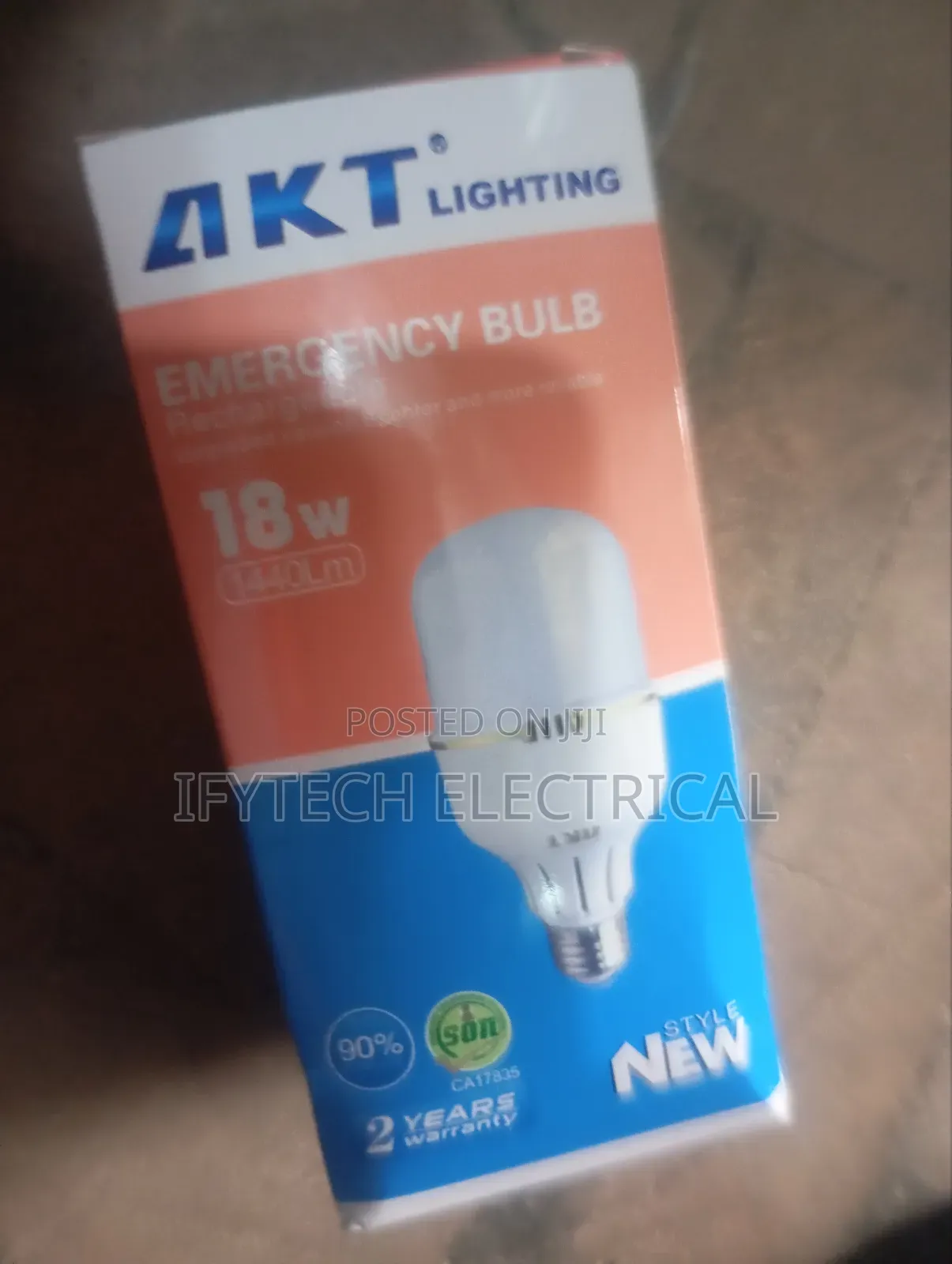 Akt Emergency Rechargeable Bulb
