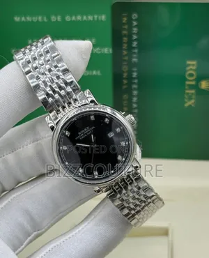 Original Rolex Silver Stainless Steel, Calendar Watch in Store