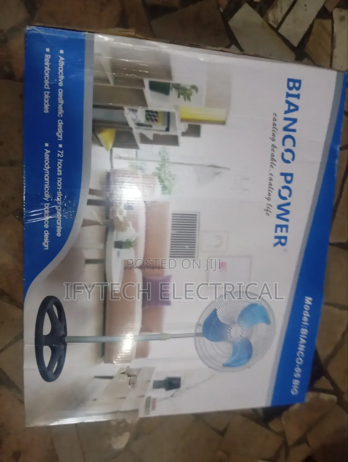Bianco Iron Blade Fan