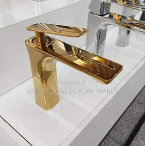 Sh23r Gold Basin Mixer Brass Material