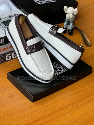 Original Salvatore Ferragamo White Shoes