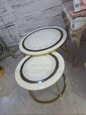 1 + 1 Extendable Design Marble Center Coffee Table( Fendi Top Design)