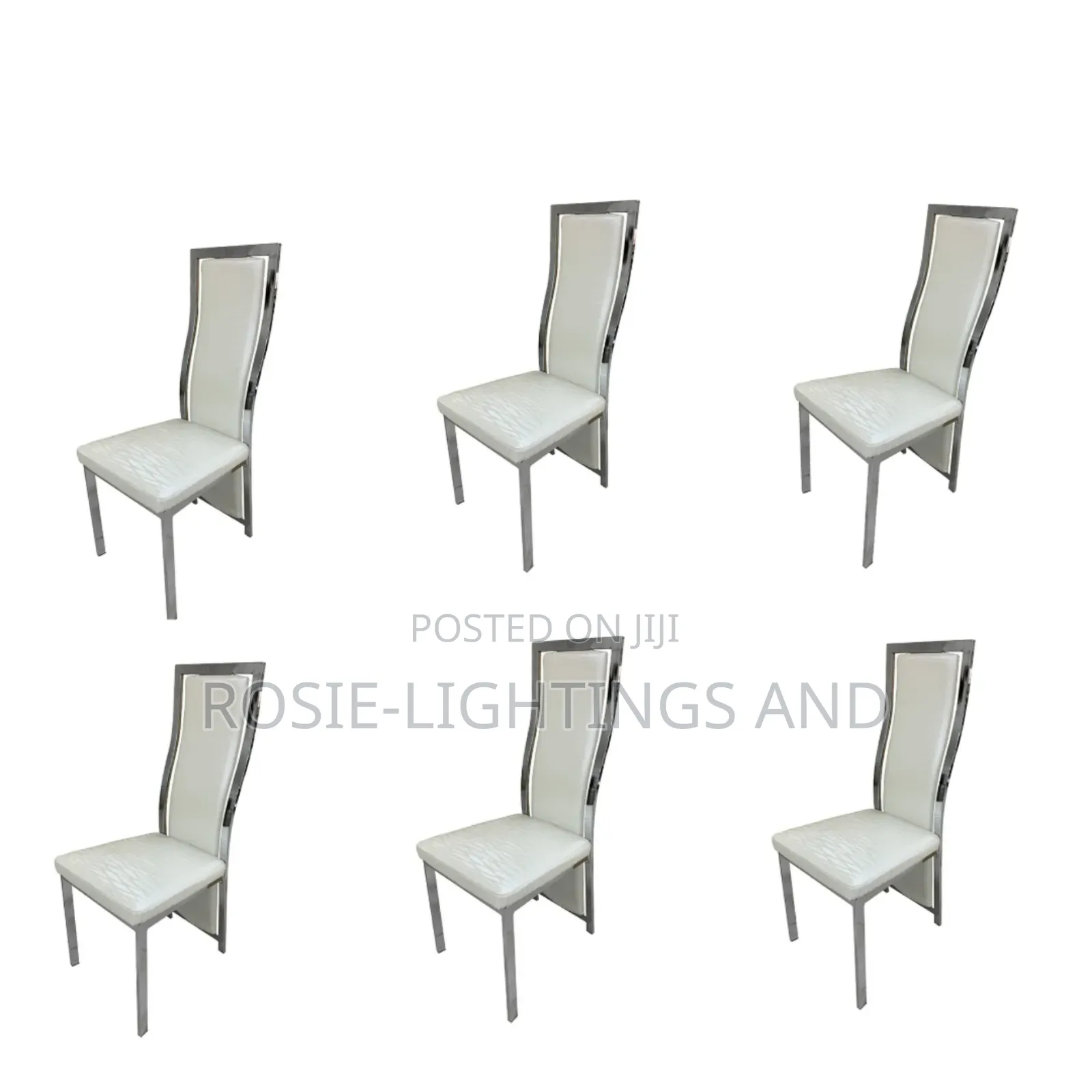 Dinning Chair Replacement ( by 6 ) - White