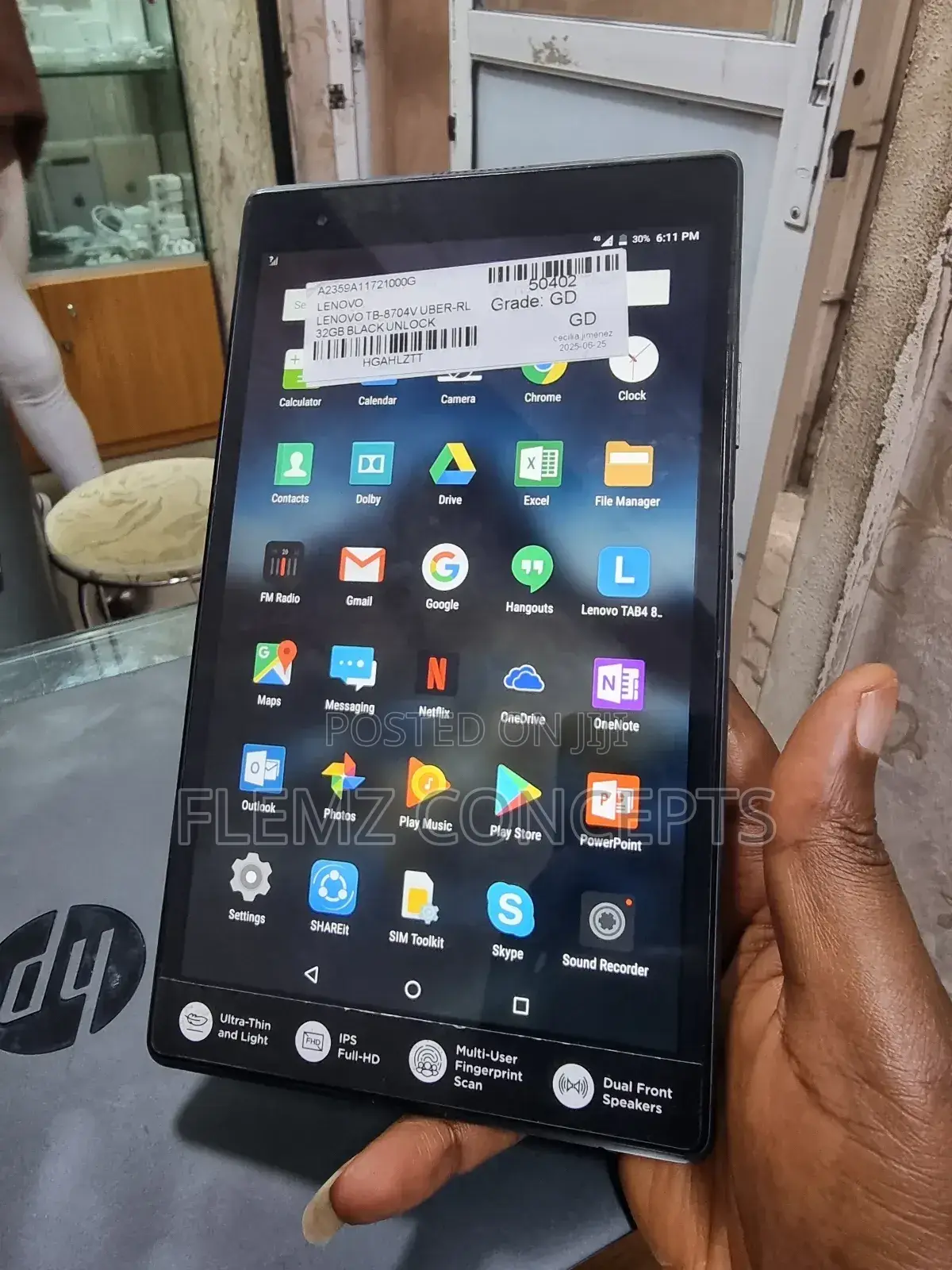 Lenovo Tab 4 8 Plus 16 GB Black