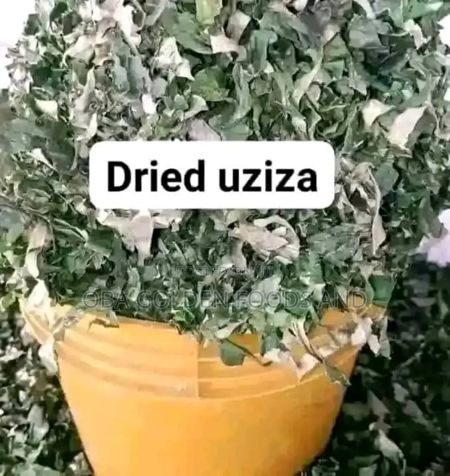 Dry Uziza Leaf
