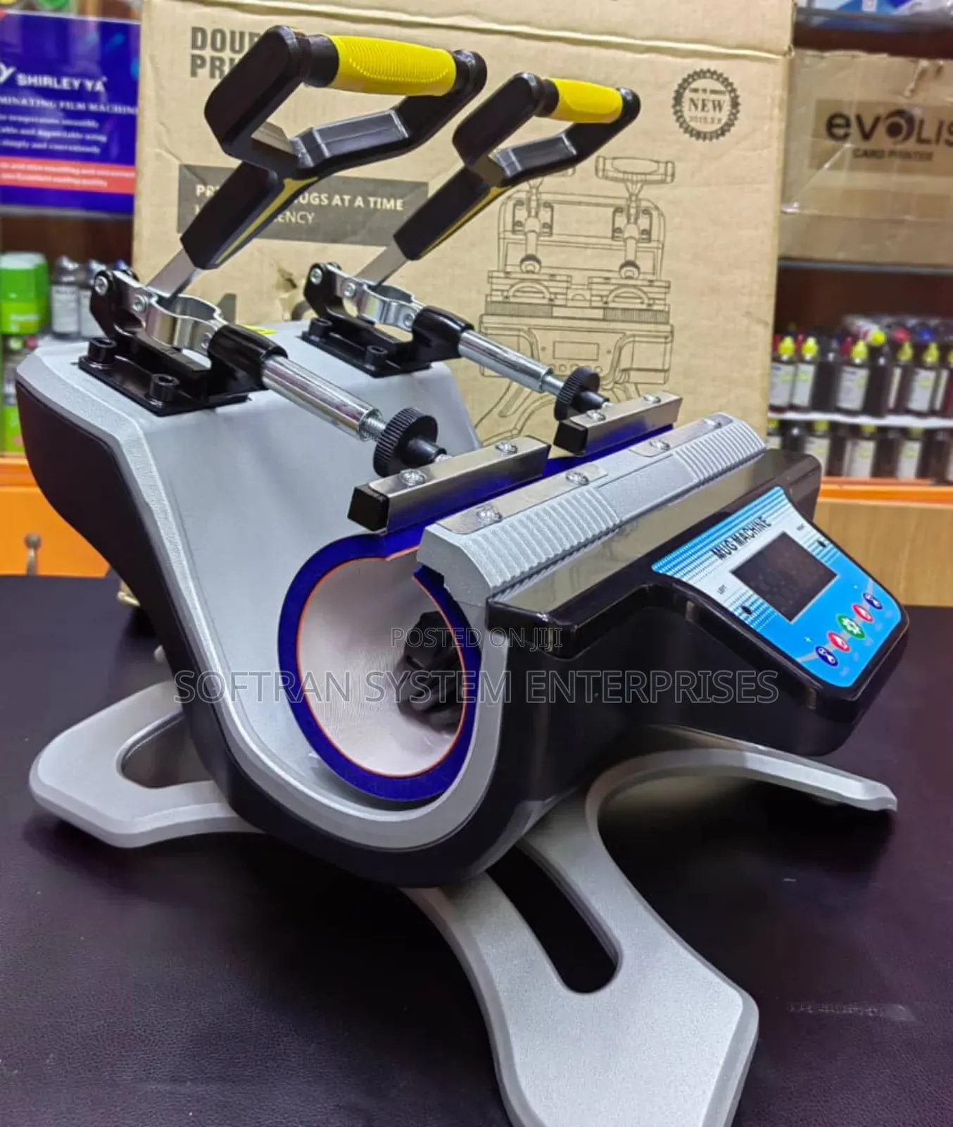 St-210 Double Station Mug Printing Machine