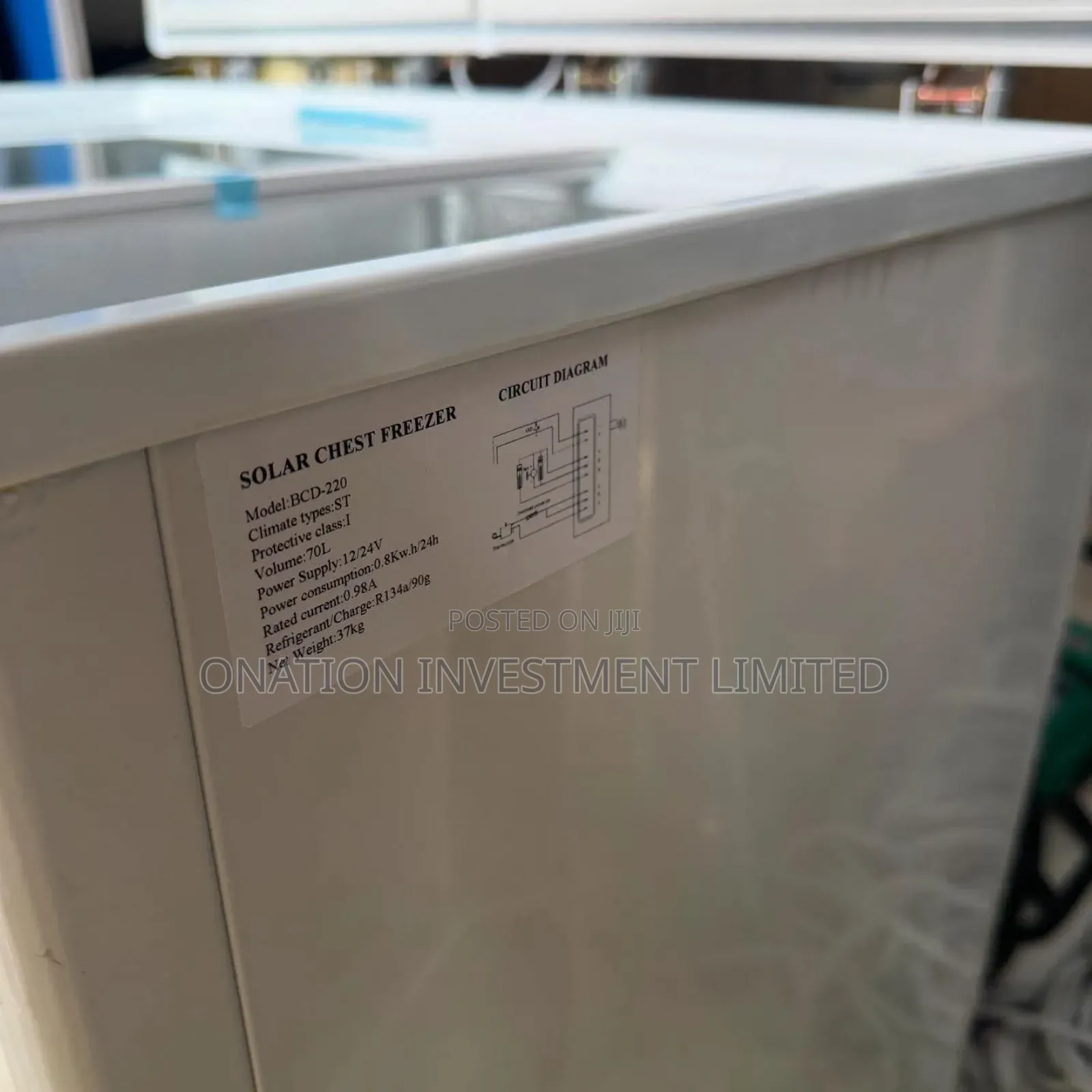 220l Aemem Solar Fridge and Freezer