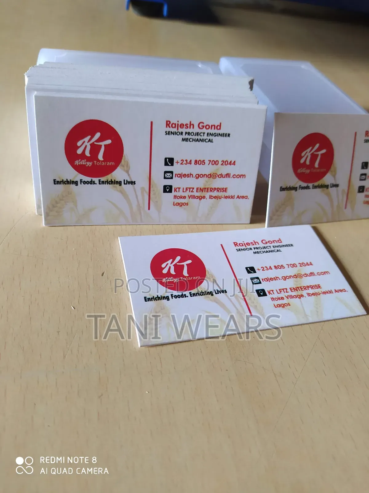 Complimentary Card