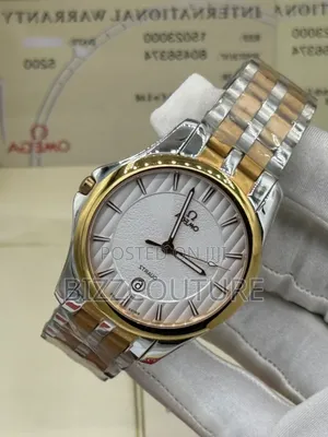 Original Omega Two-Tone Stainless Steel, Calendar, Quartz Watch