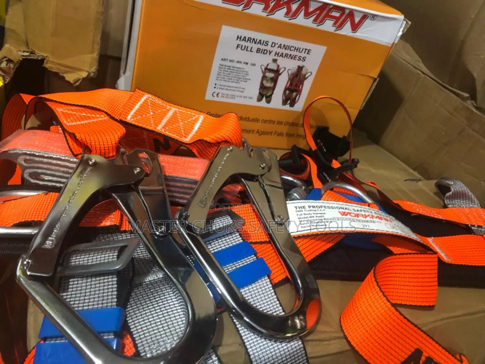 Workman Safety Belt With Double Hook
