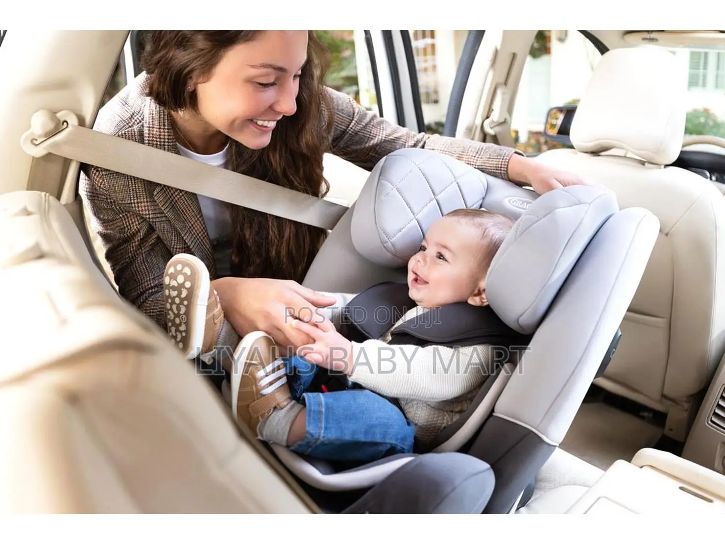 Graco Slimfit R129 2-in-1 Convertible Car Seat - Midnight