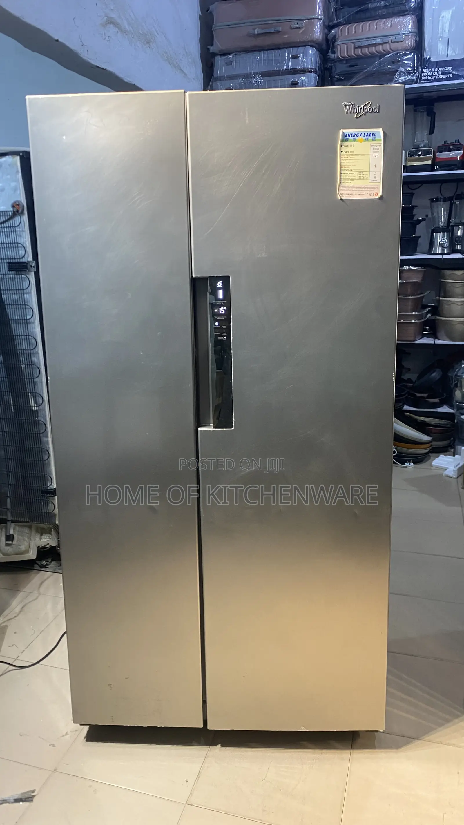 Side by Side Whirlpool Refrigerator