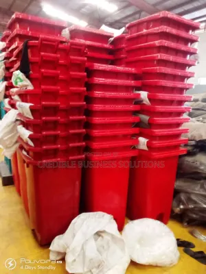 Dustbin Waste Bin 240litres Red Colour