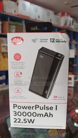 Itel 30000mah Power Bank