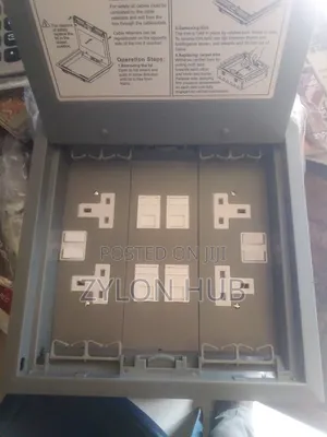 Floorbox With 4power 4 Data Multi Socket