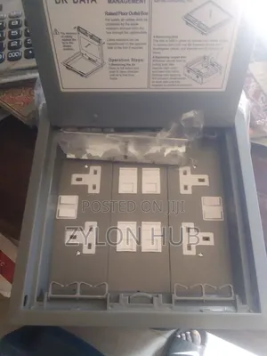 Floorbox With 4power 4 Data Multi Socket