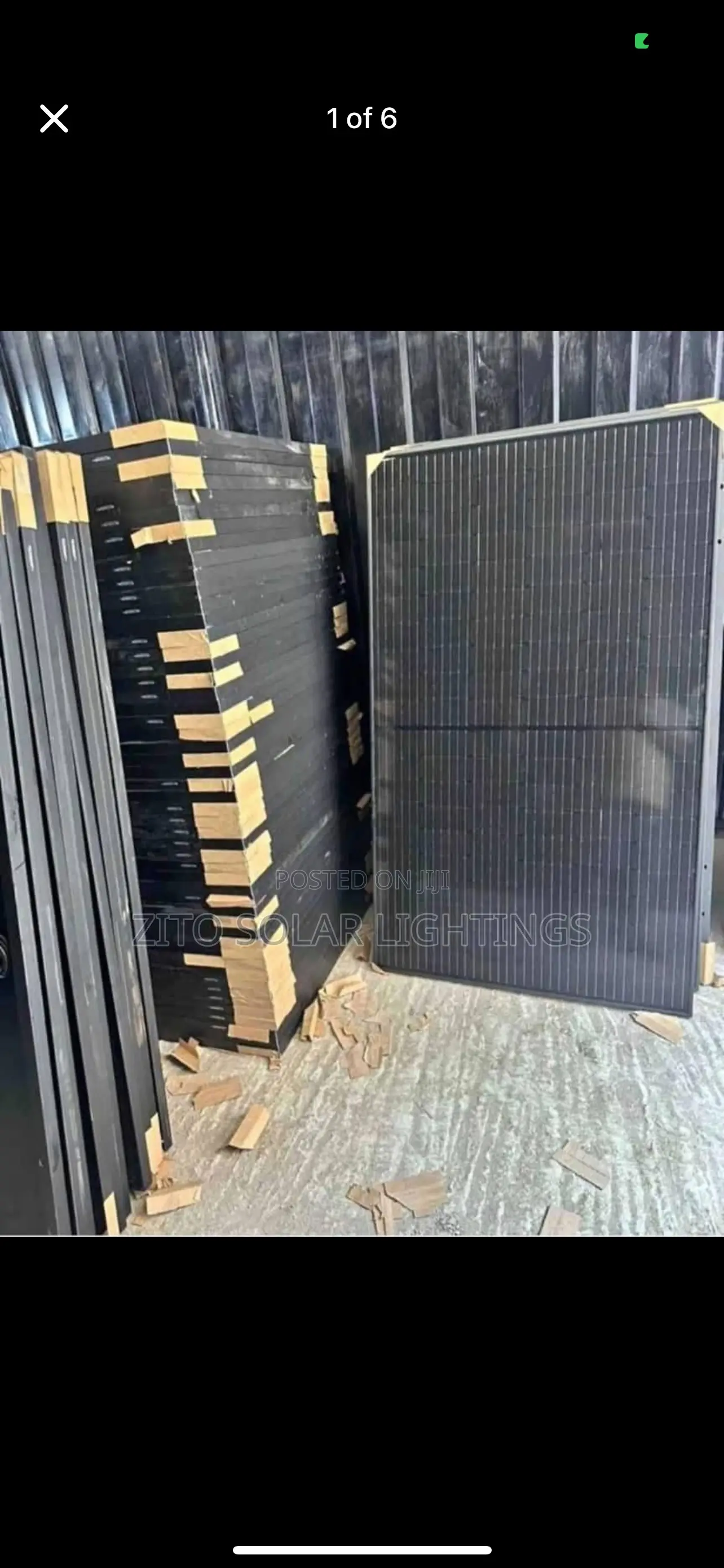 500w Black Jinko Solar Panel