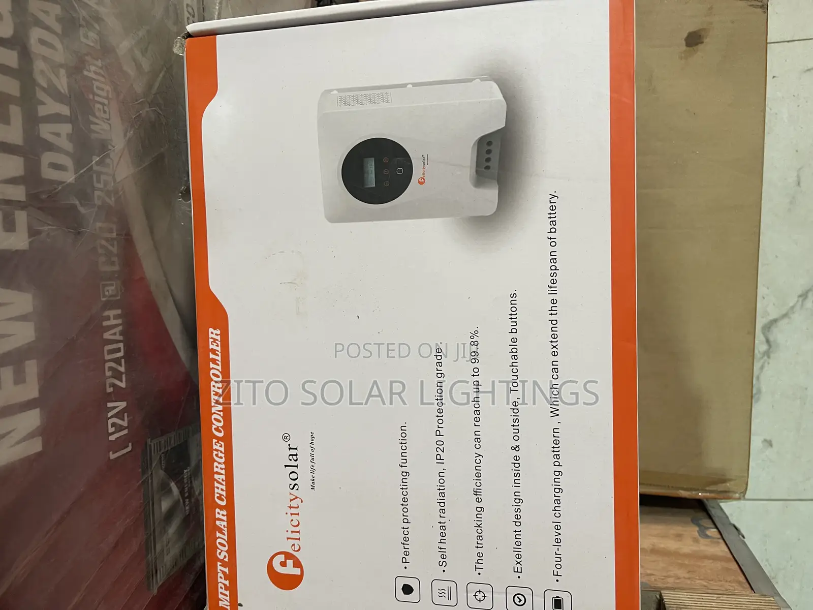 100ah Felicity Solar Charger Controller