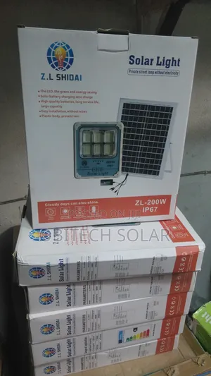 200w Z L Shidal Solar Flood Light