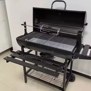 Charcoal Grill With Electric Grill