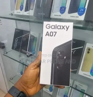 New Samsung Galaxy A07 4G 64 GB Black